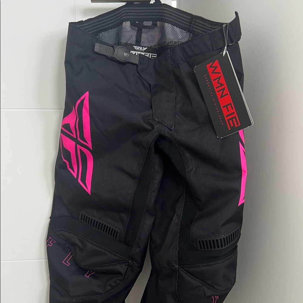 Fly Racing Women's Black and Pink Pants